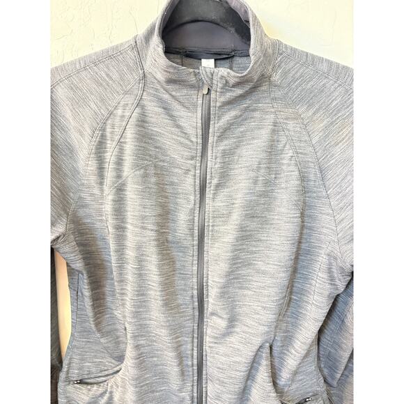 Lululemon Athletica Gray Full-Zip Track Jacket - Picture 3 of 8